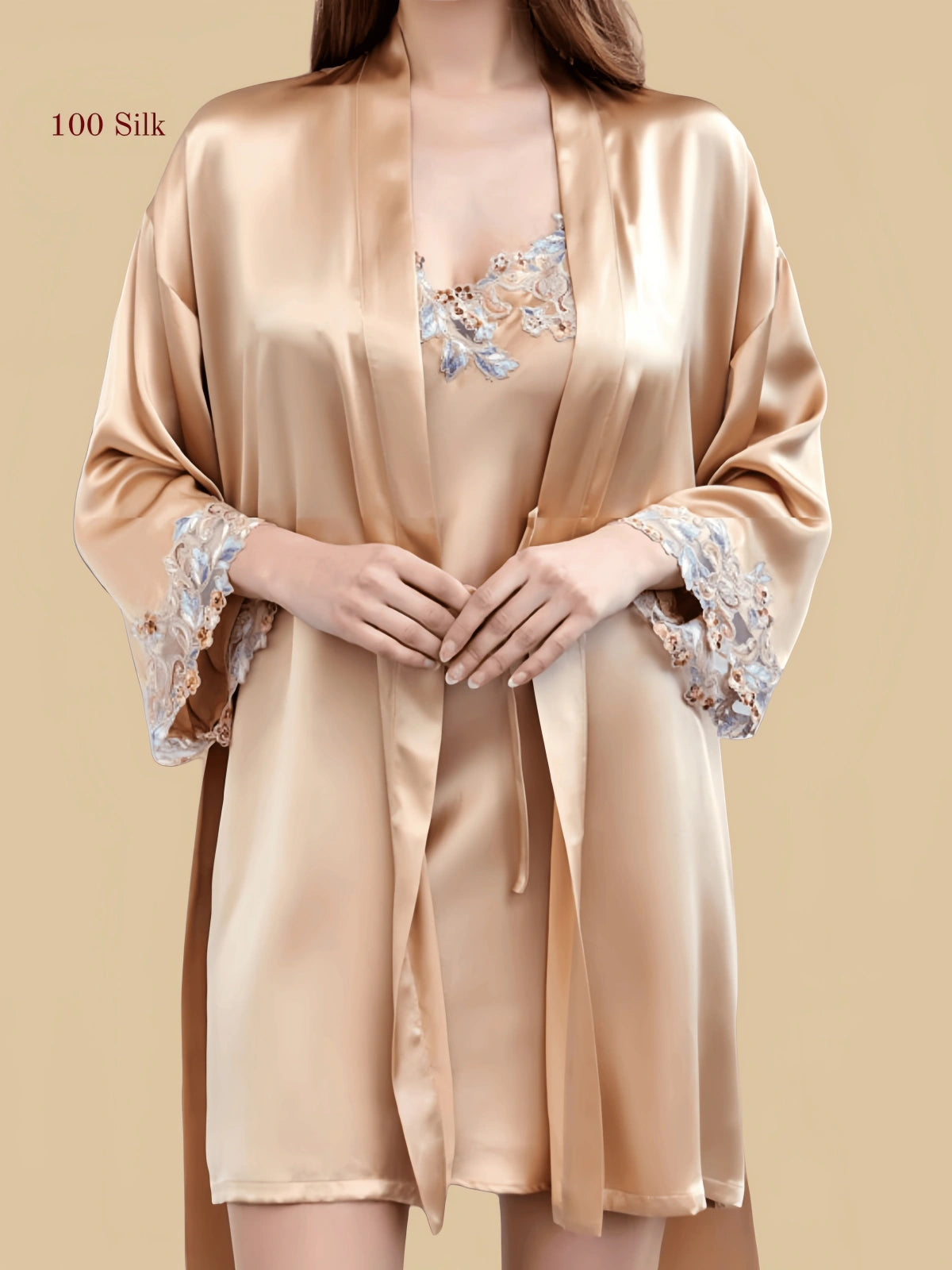 19Momme Nightgown Women Silk-Short