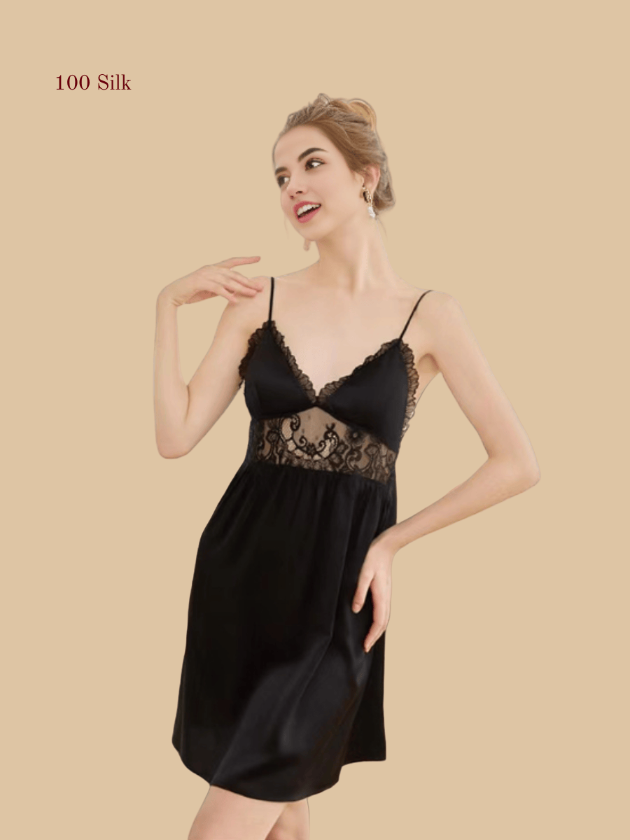 19Momme Silk Nightgown Robe Set