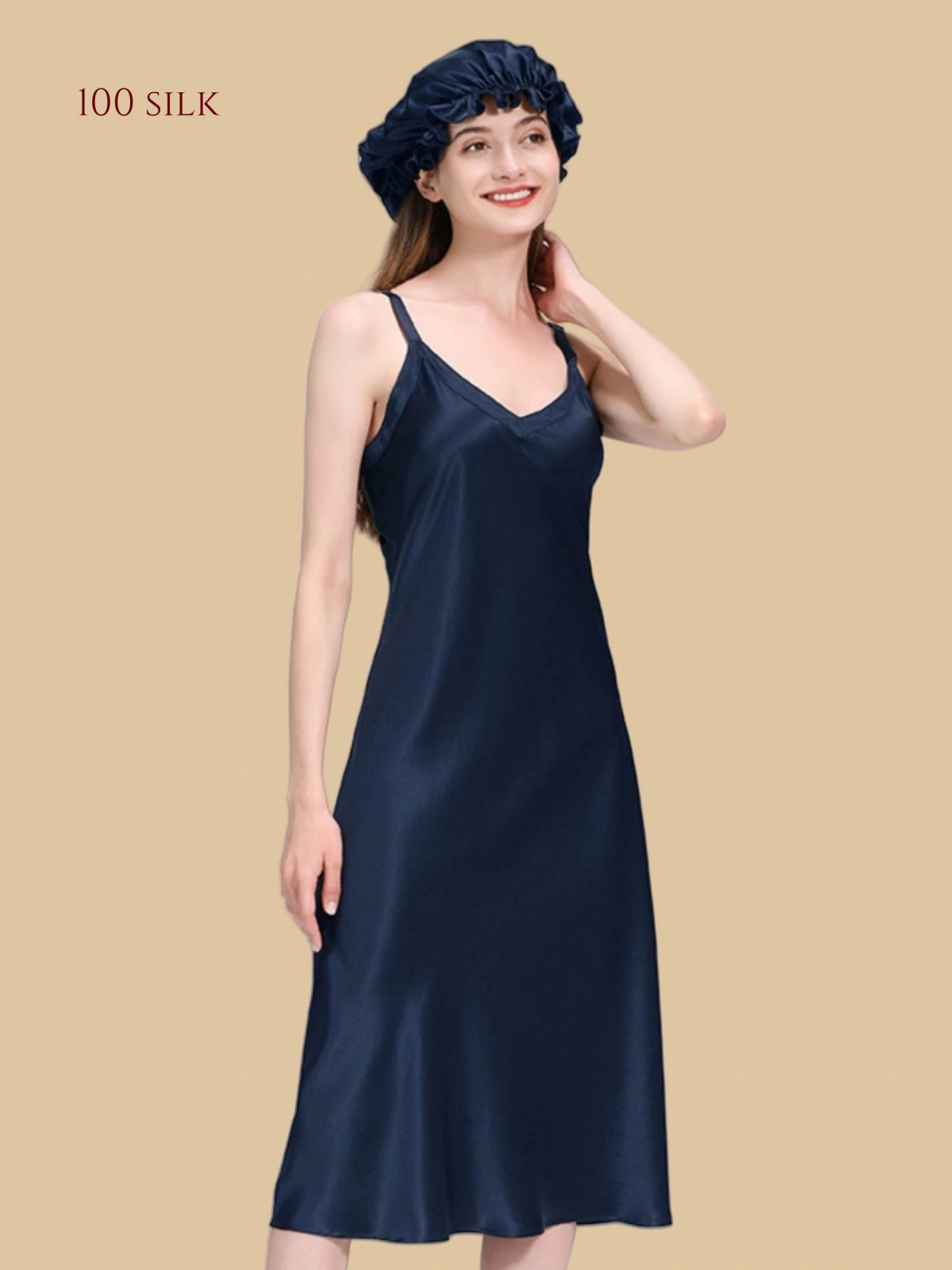 22mm Heavyweight Mulberry Silk Long Slip Dress