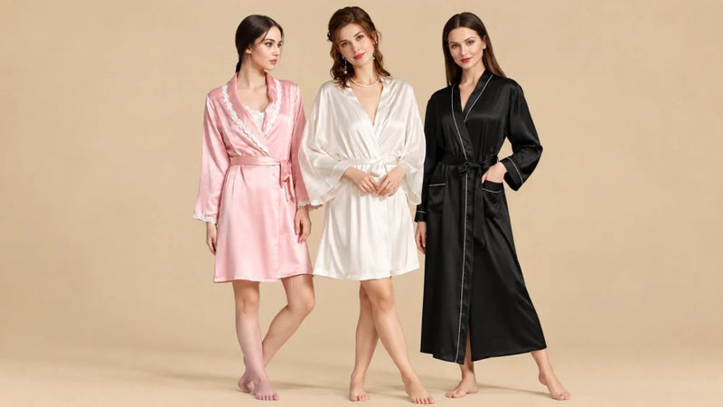 Silkgala mulberry silk robes and dressing gowns collection