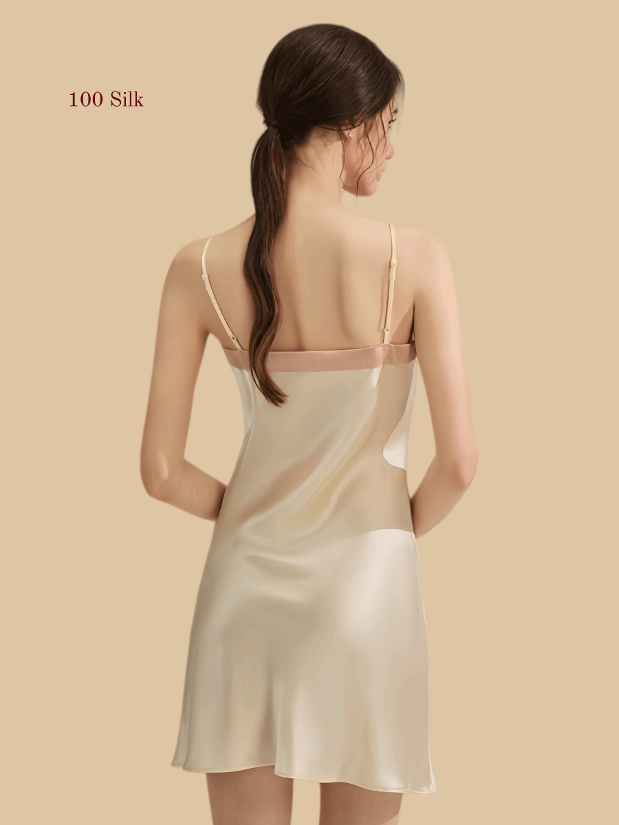 19Momme Pure Silk Spaghetti Strap Nightgown