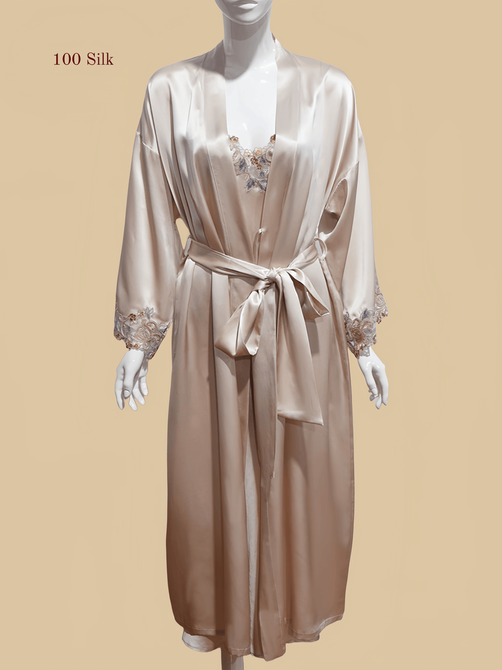 19Momme Silk Nightgown Long