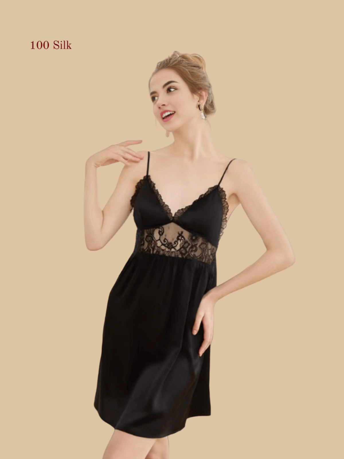 19Momme Silk Nightgown Robe Set