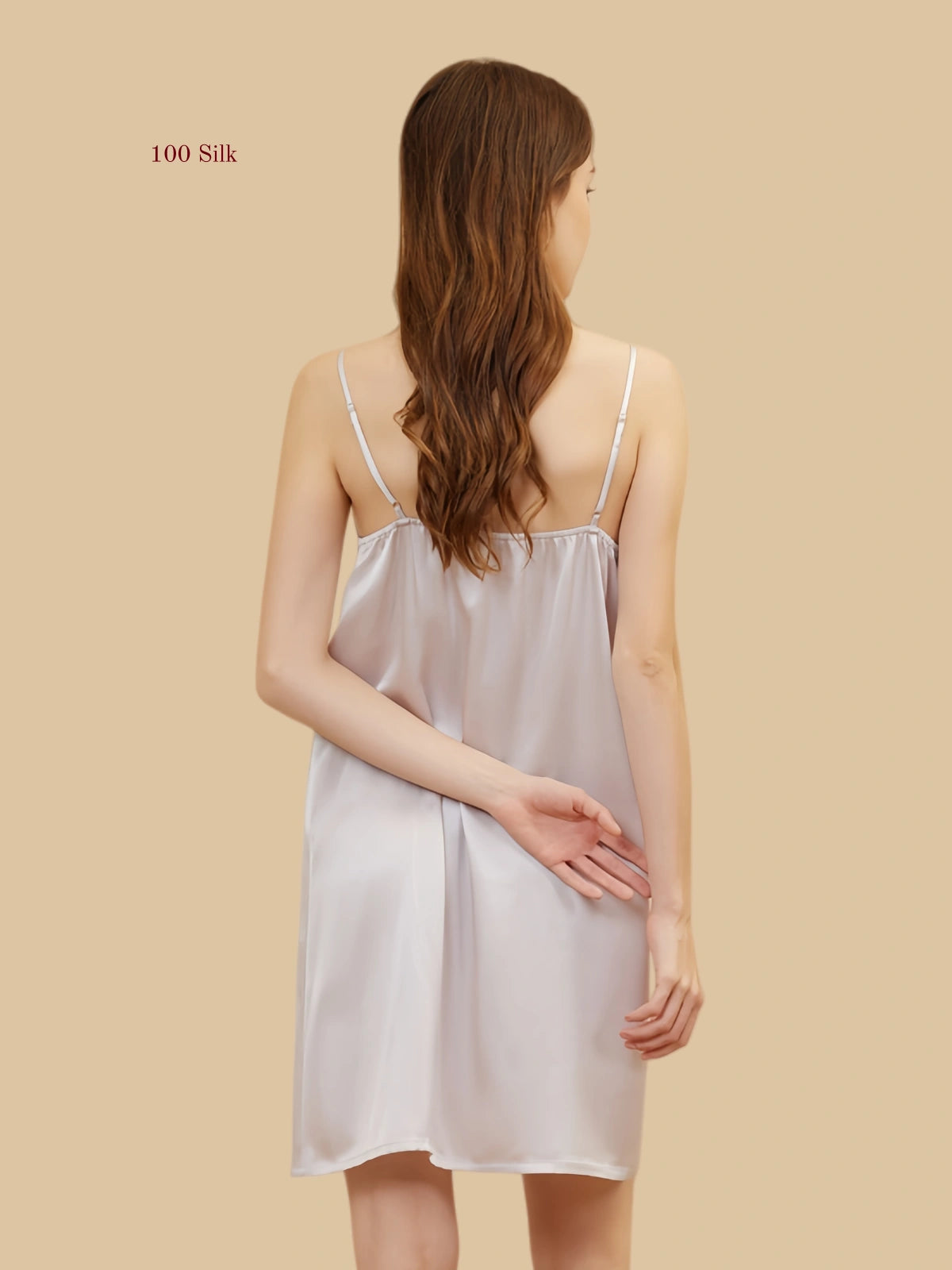 19 Momme Silk Nightgown Spaghetti Straps