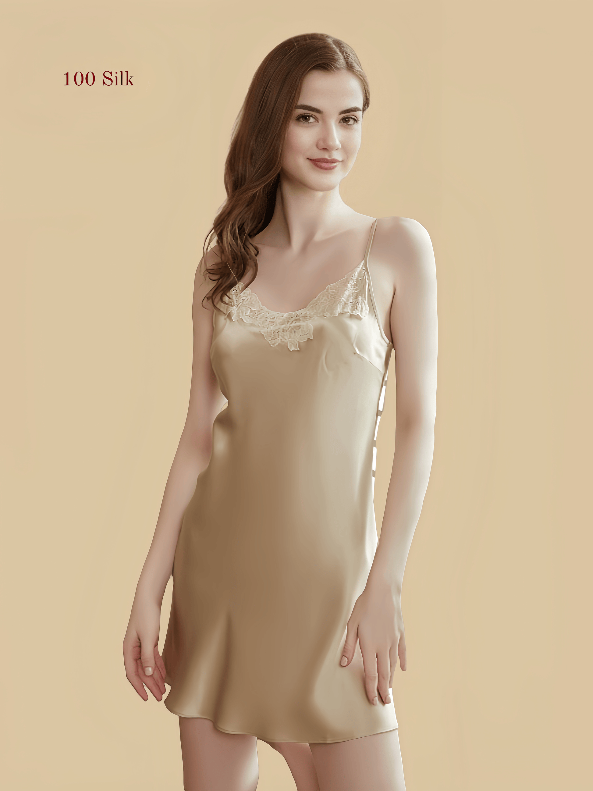 19Momme Silk Slip Dress Set