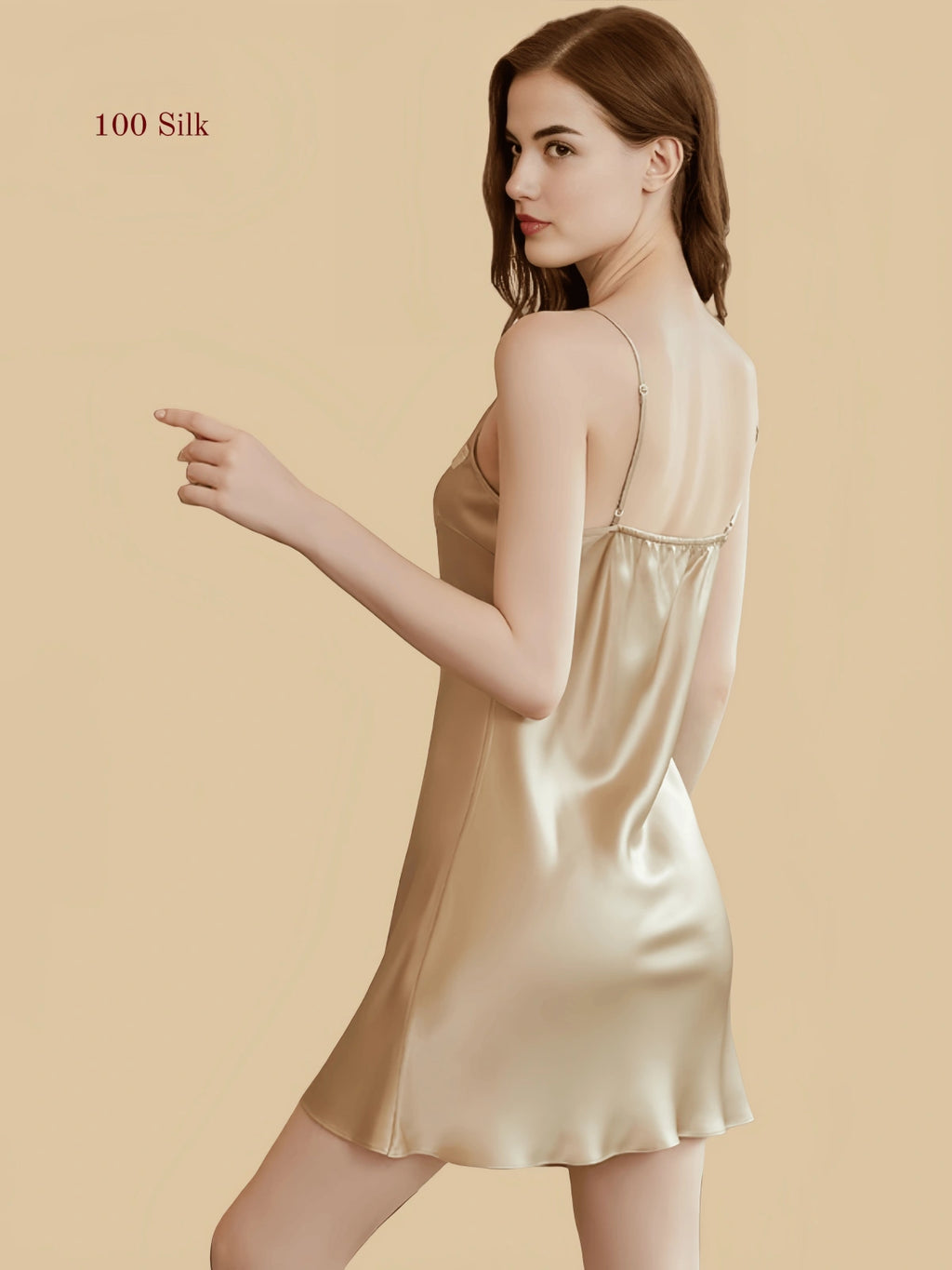 19Momme Silk Slip Dress Set