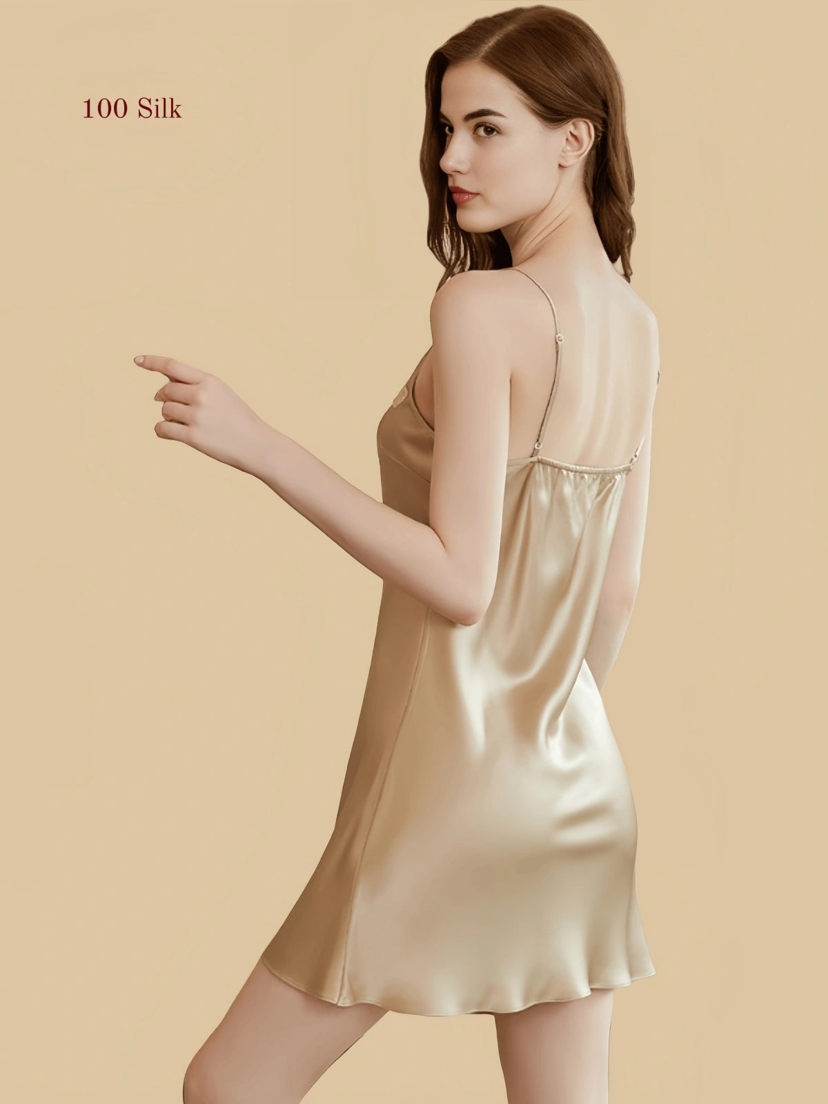 19Momme Silk Slip Dress Set