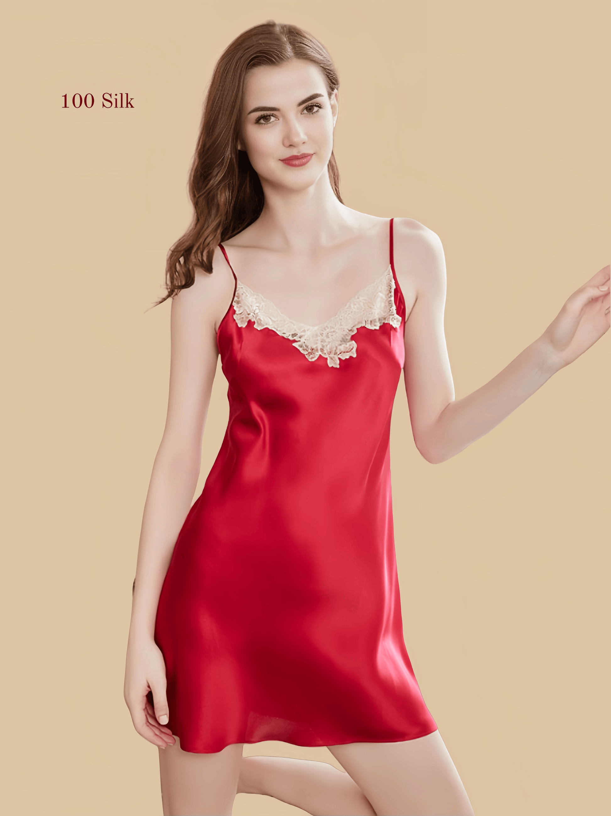 19Momme Silk Slip Dress Set