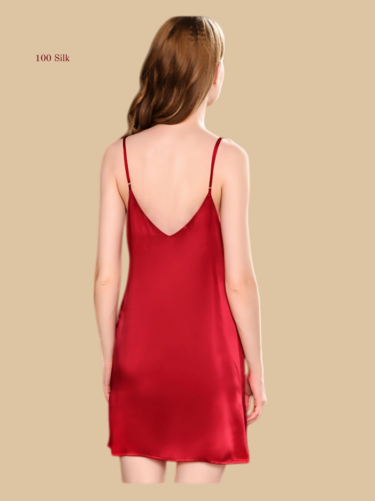 19 Momme Silk Spaghetti Strap Dress