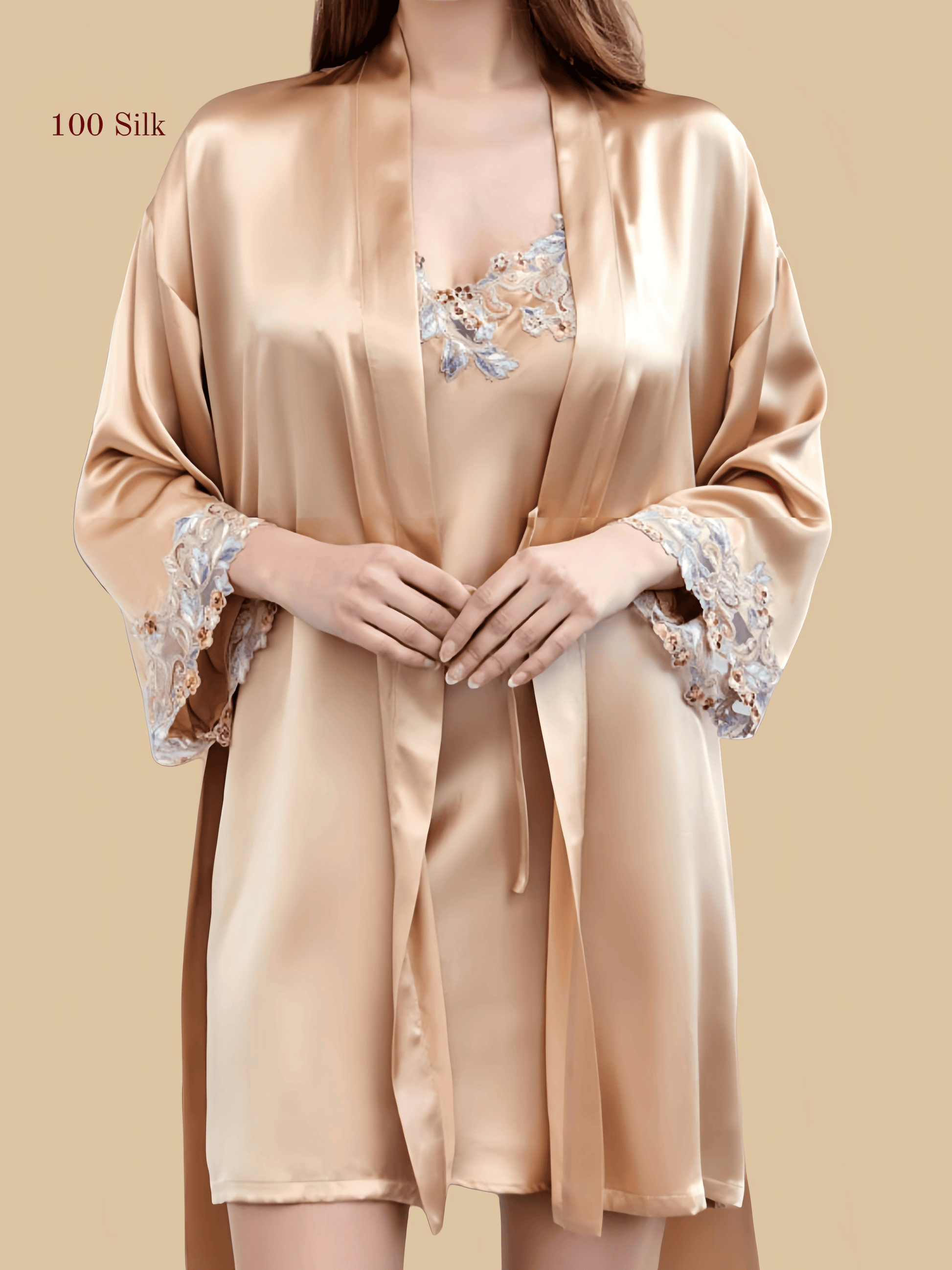 19Momme Nightgown Women Silk-Short