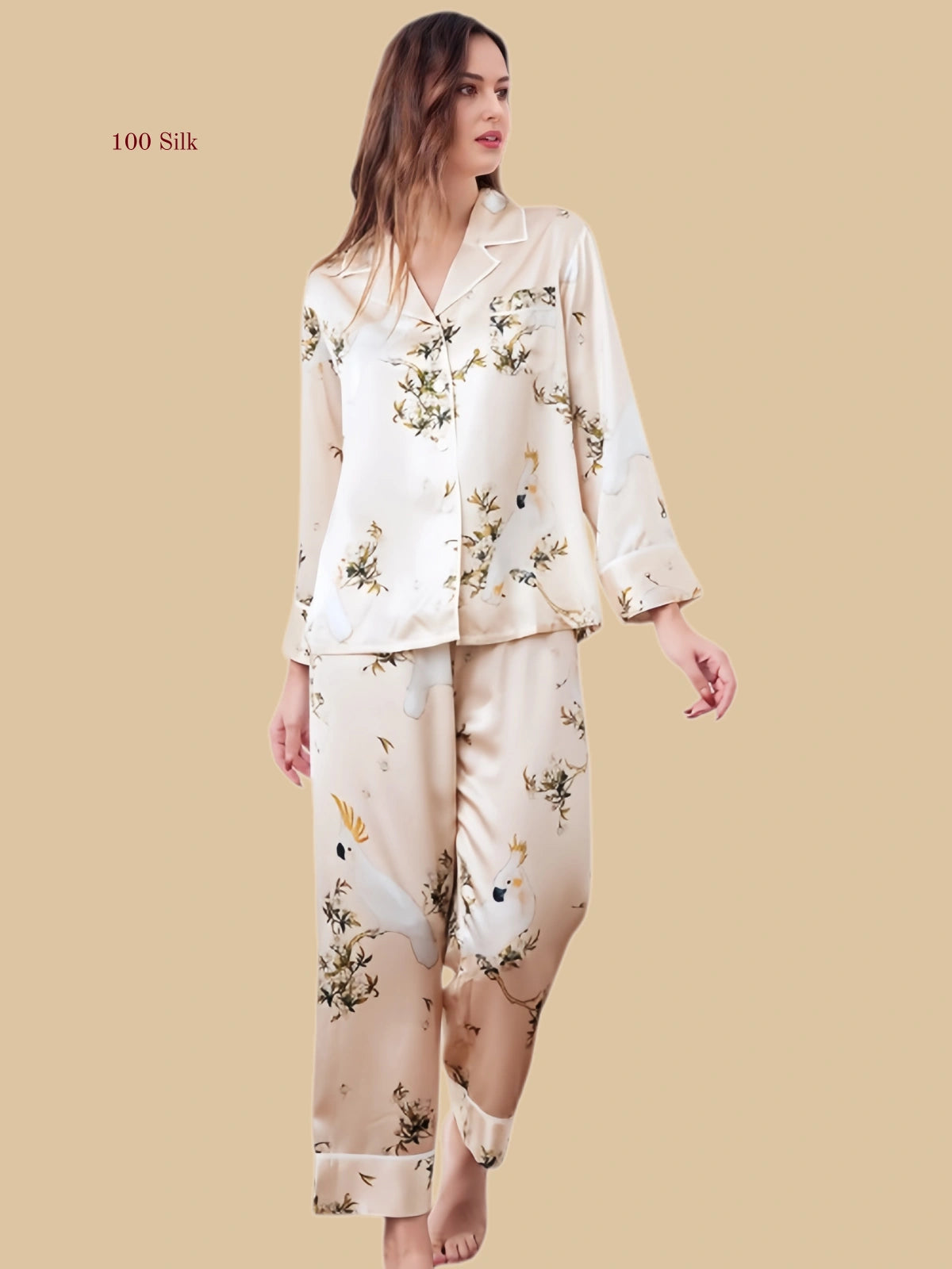 19 Momme Silk Two Piece Pajamas