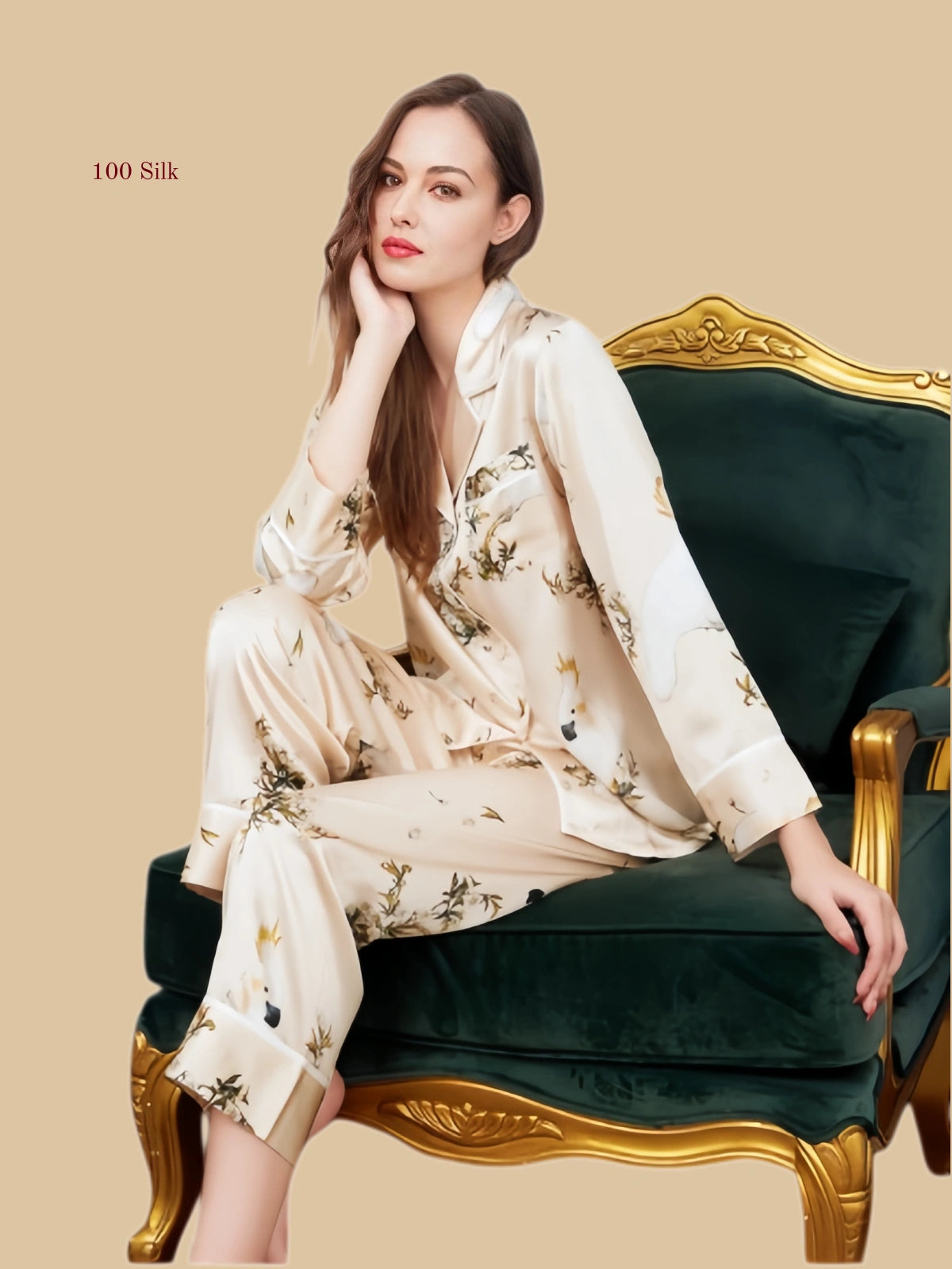 19 Momme Silk Two Piece Pajamas