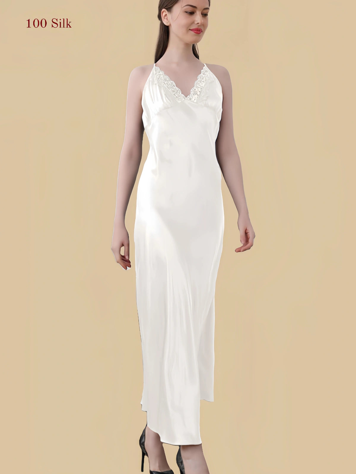 Plus Size Friendly 19mm Silk Maxi Dress