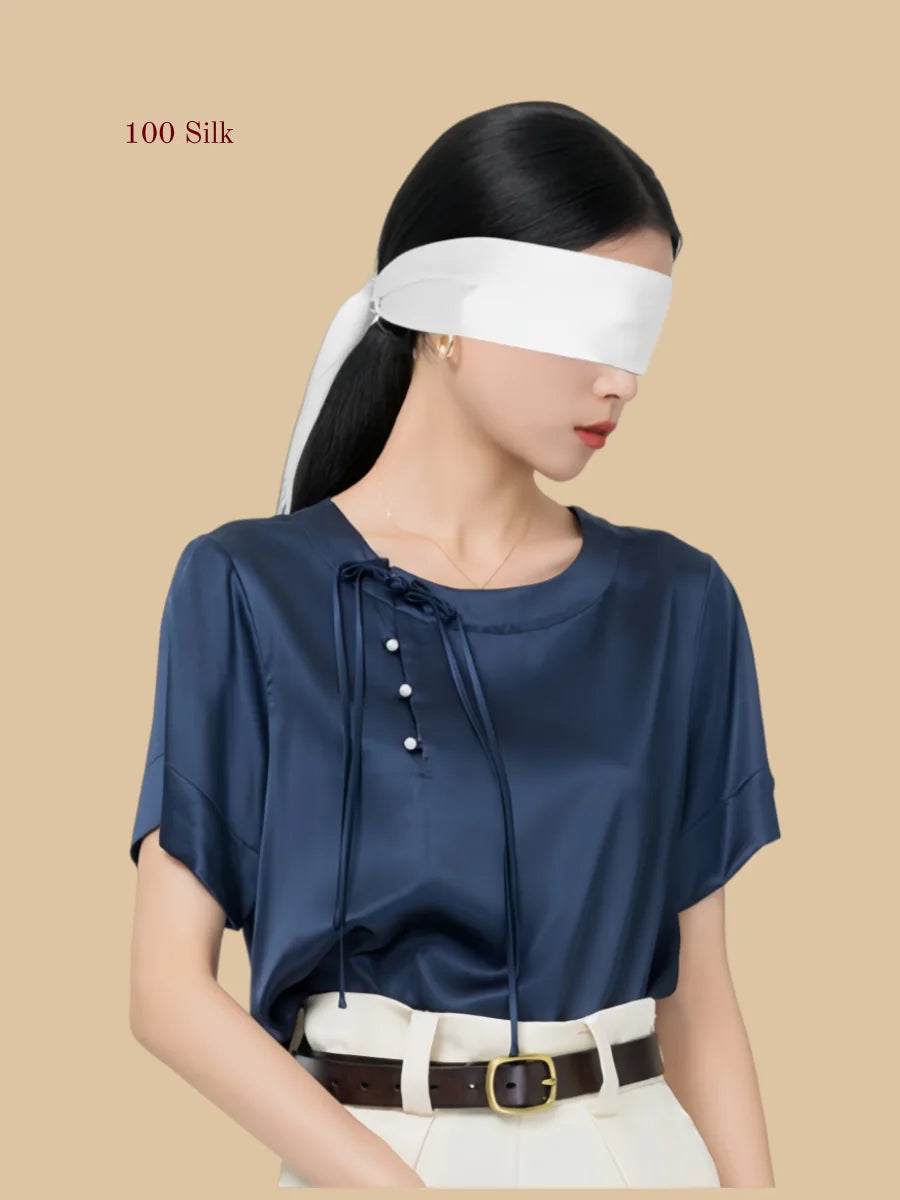 19 momme multi-functional silk long scarf