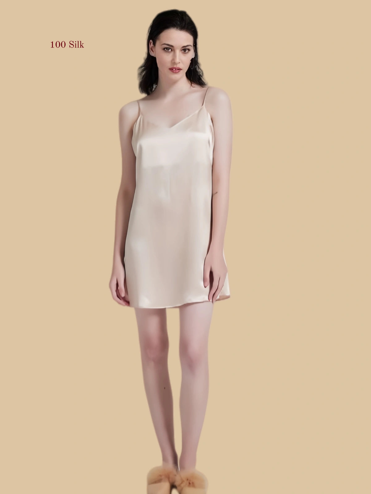 19 Momme silk night dress robe set