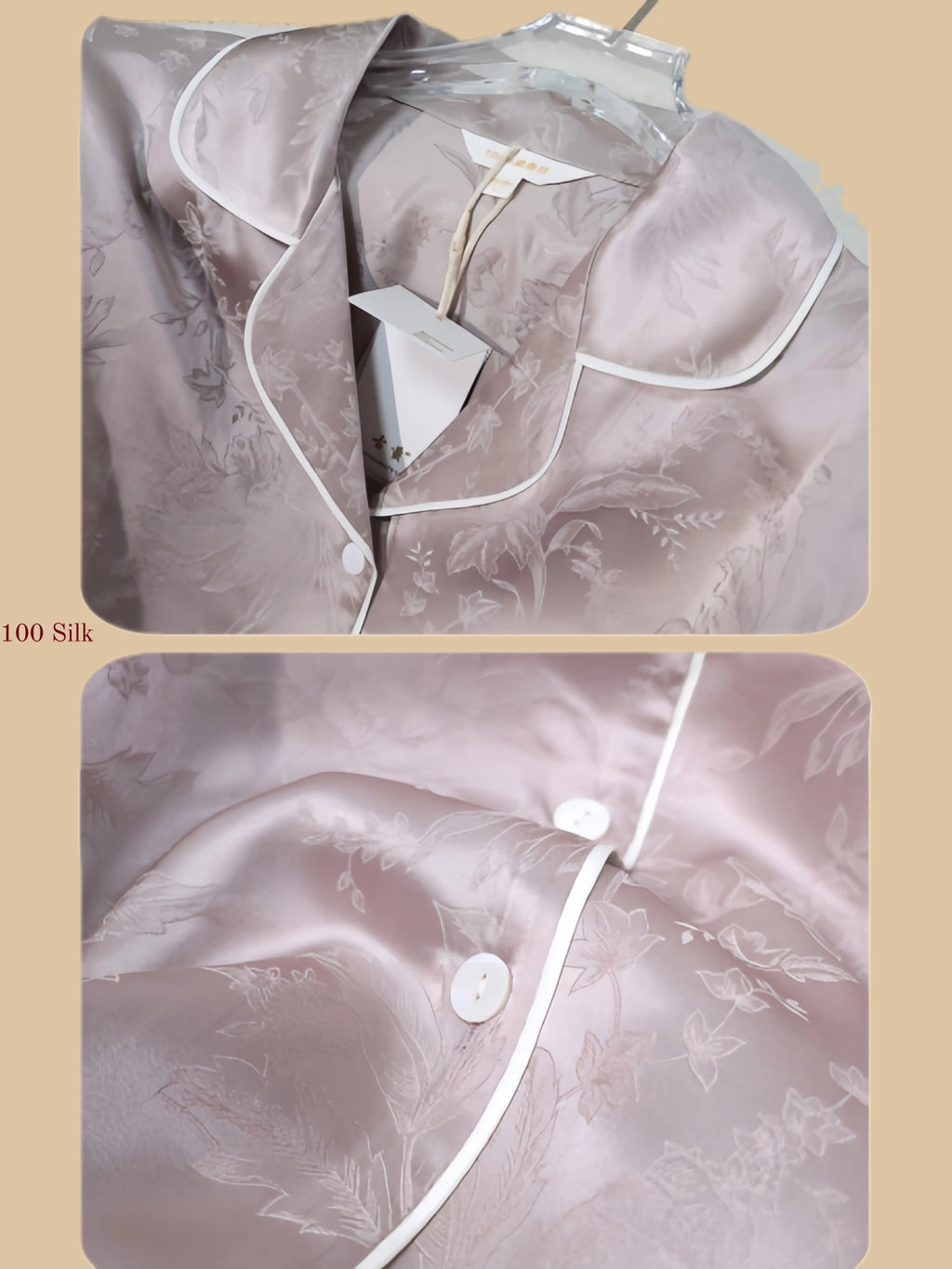 Jacquard Women's Silk Set