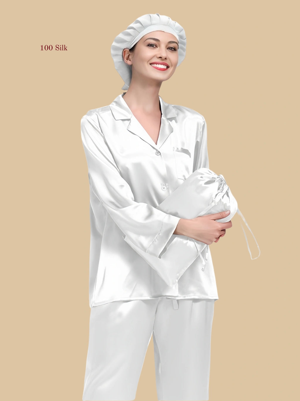 22 Momme Silk Women's Button-Up Pajama Set