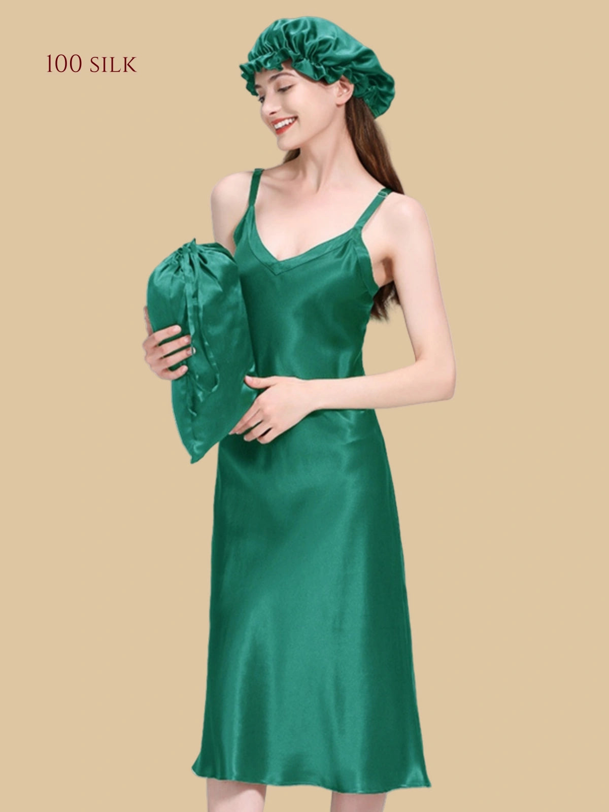 22Momme Ladies Silk Nightdresses