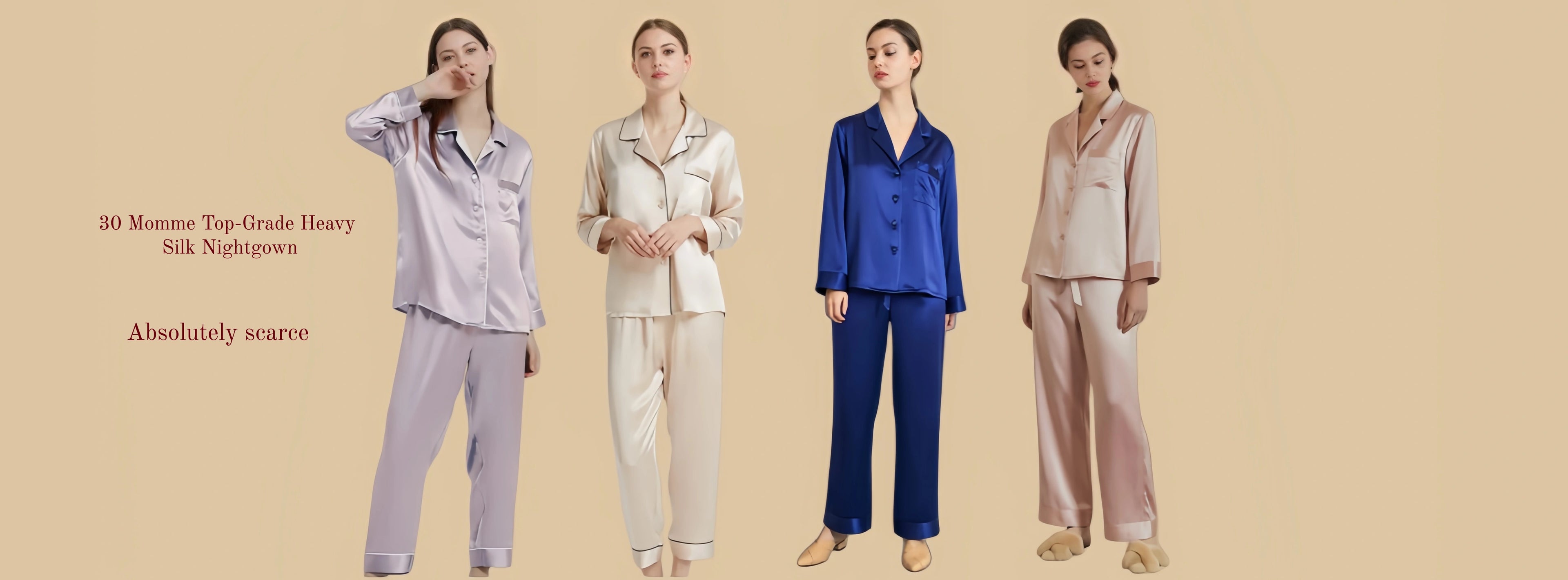 Silkgala 30 Momme Top-Grade Heavy Silk Nightgown Collection Banner