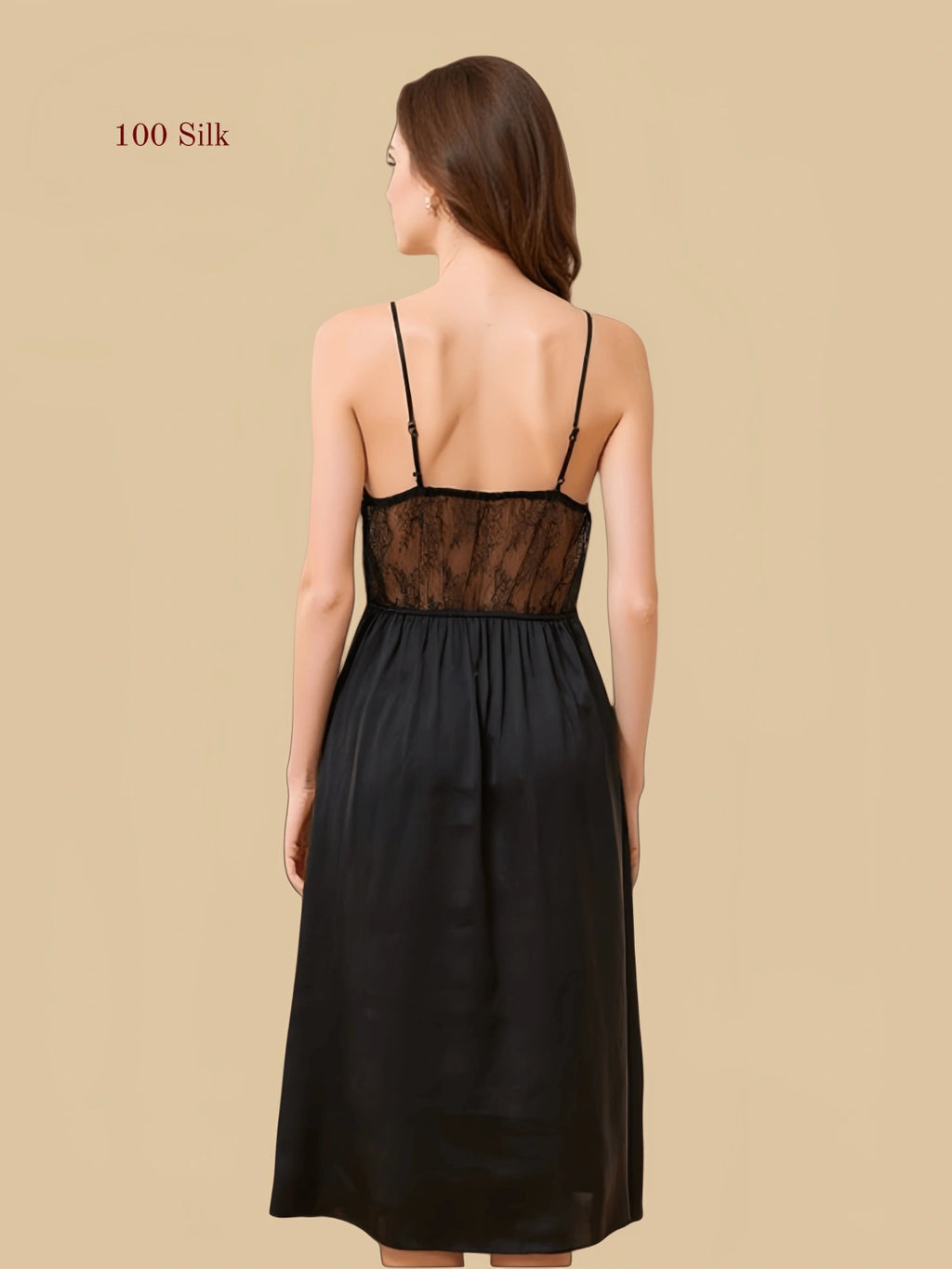 A Silk Slip Dress That Doubles As Underwear - 100% Mulberry Silk Silk Nightgown And Robe Set | Silkgala