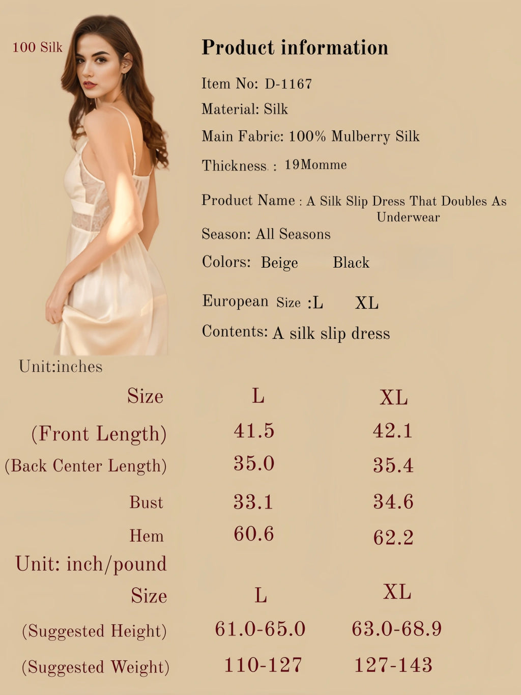 A Silk Slip Dress That Doubles As Underwear - 100% Mulberry Silk Silk Nightgown And Robe Set | Silkgala