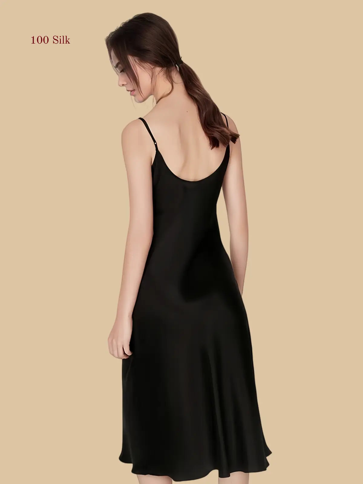 Sexy Silk Long Nightgown For Women