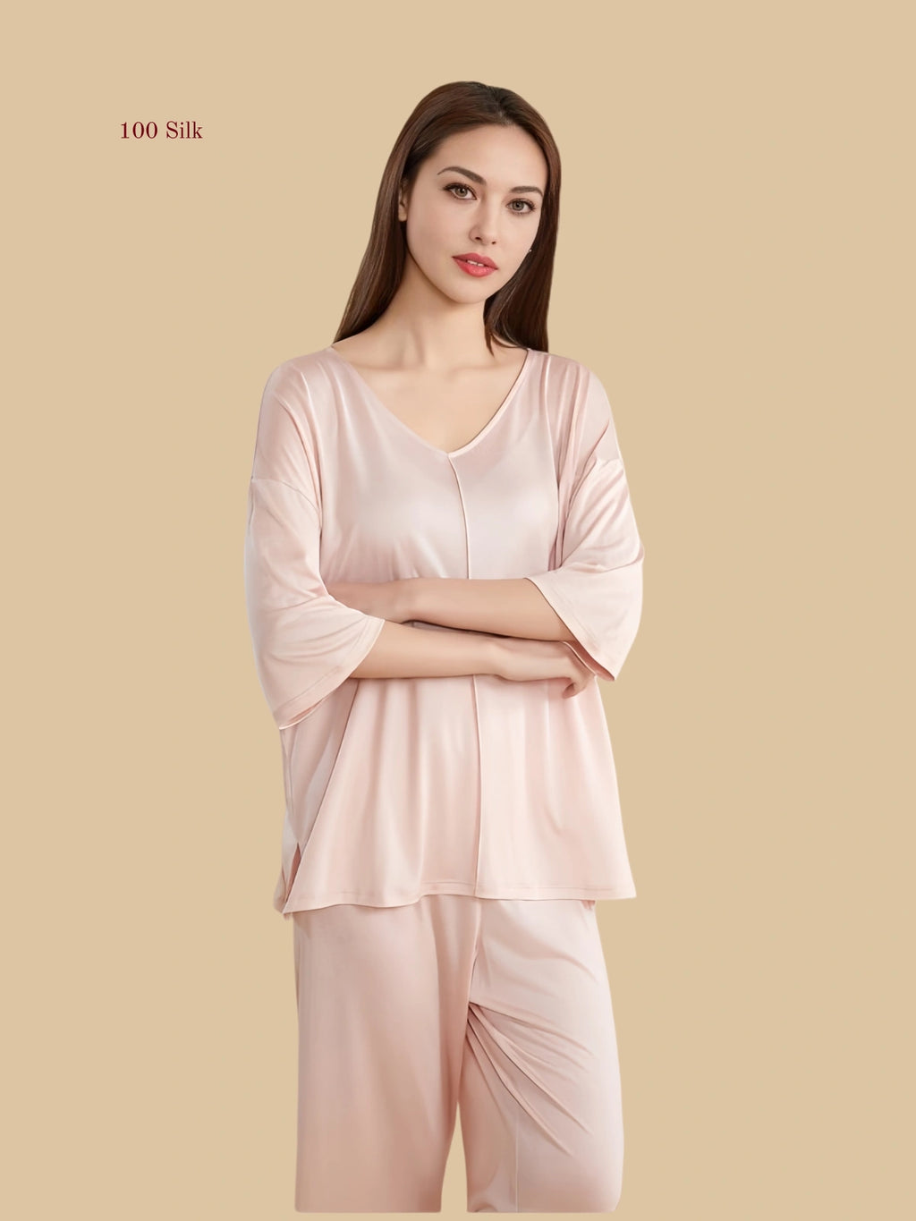 Comfortable  Pajama Silk 2 Piece Set