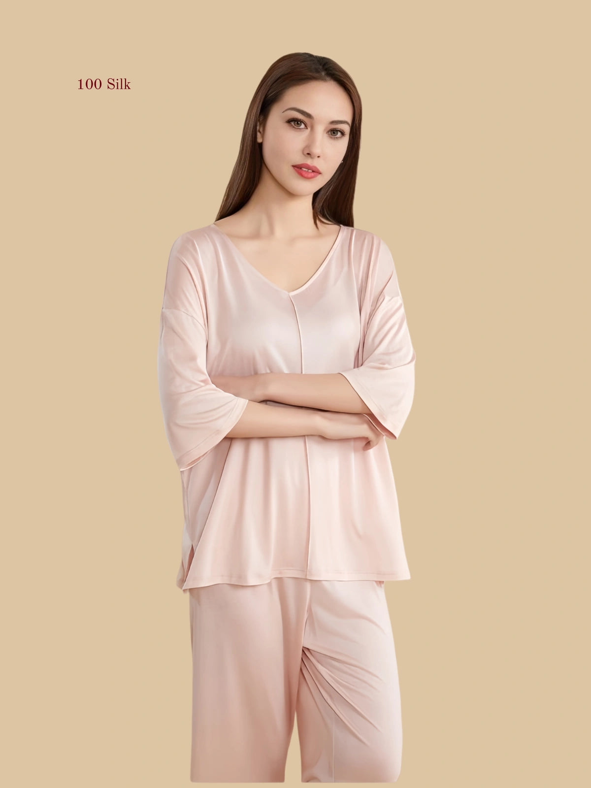 Comfortable  Pajama Silk 2 Piece Set
