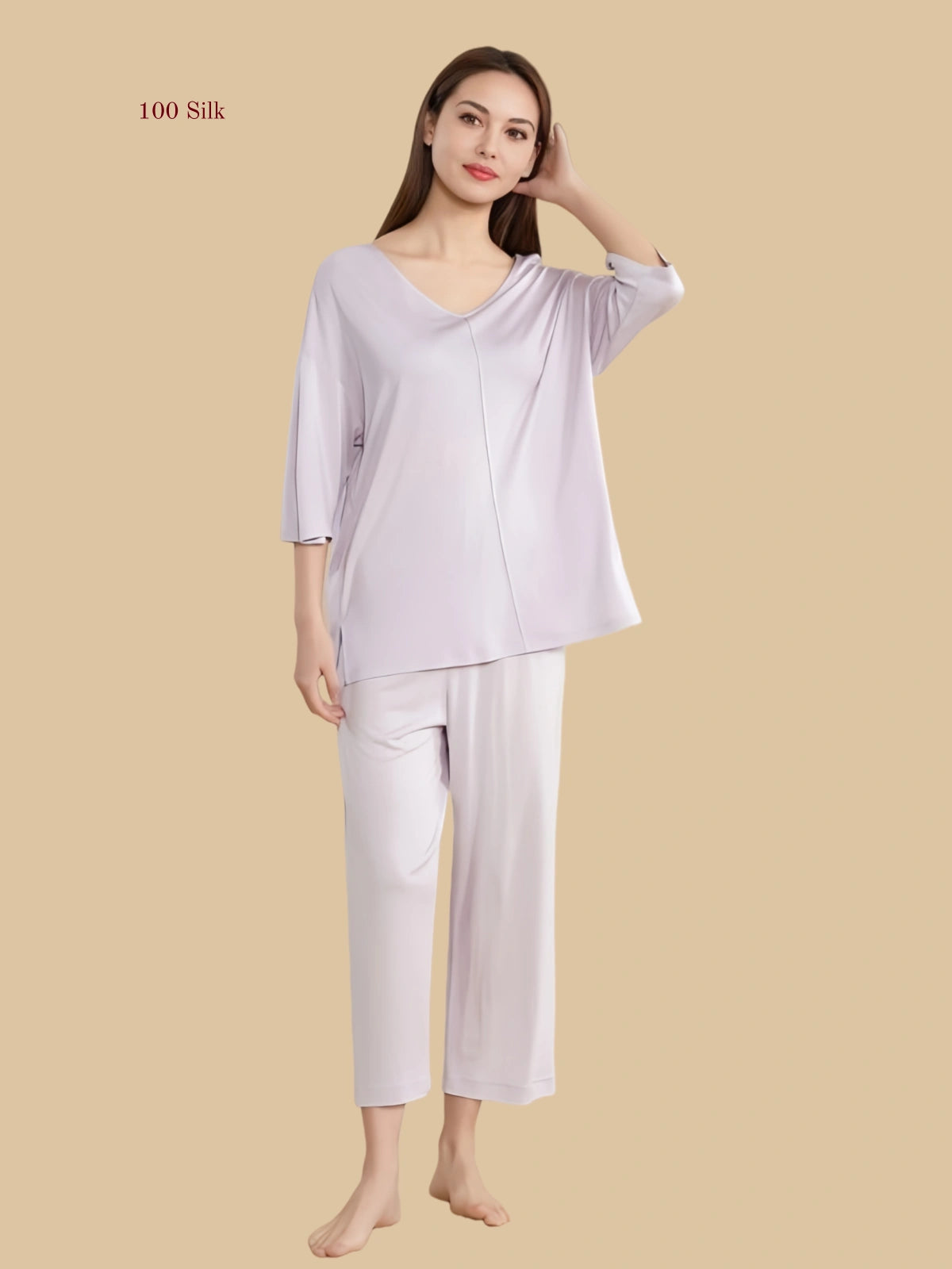 Comfortable  Pajama Silk 2 Piece Set