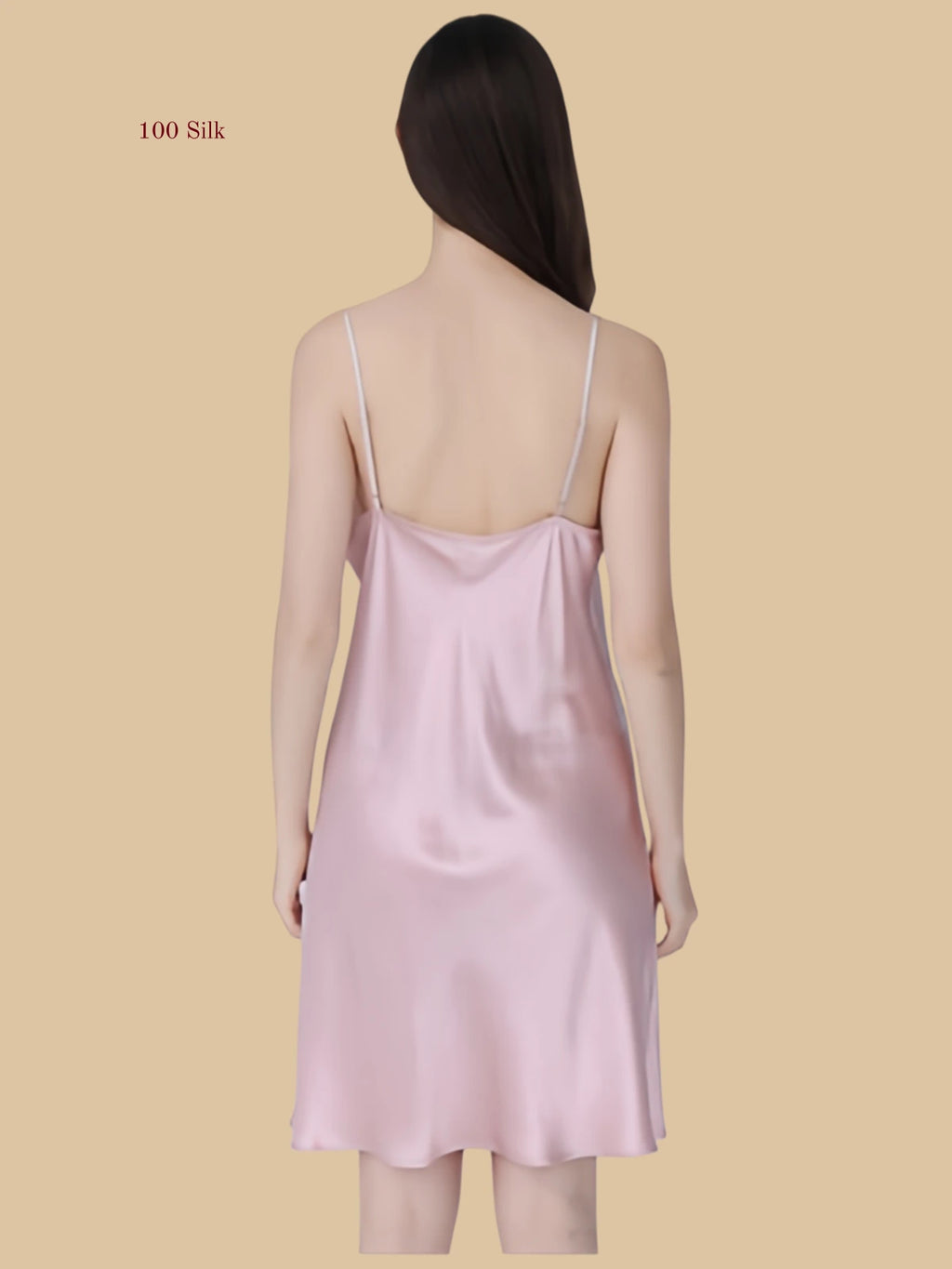 Elegant Silk A Line Slip Dress