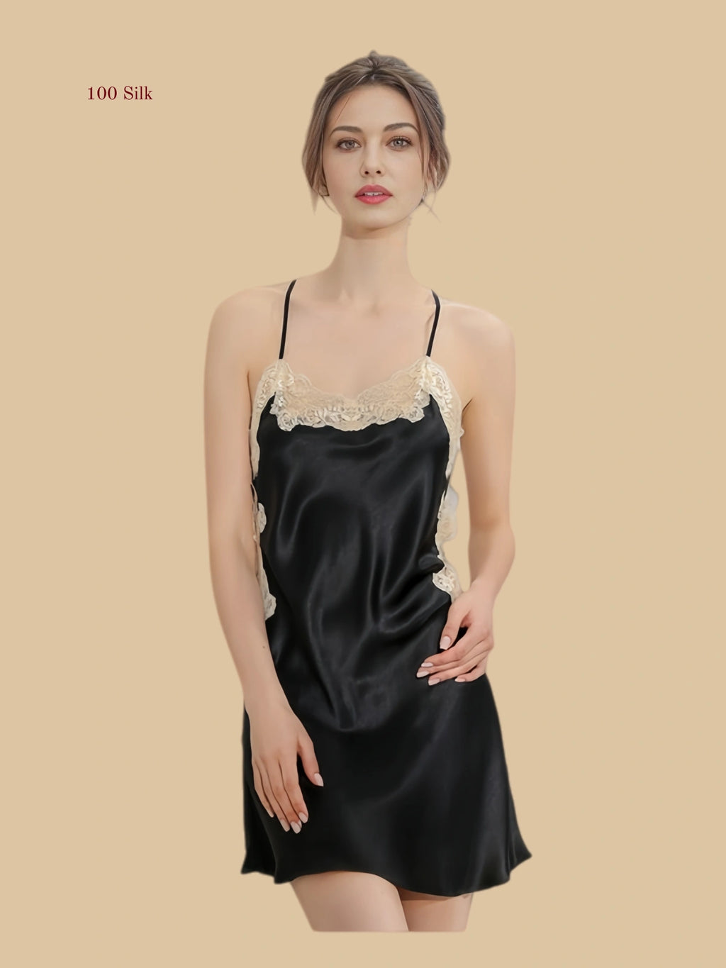 Fashionable Silk Women's Backless Dresses