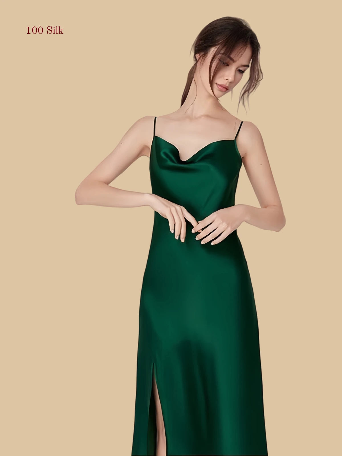 Silk Long Nightgown For Women