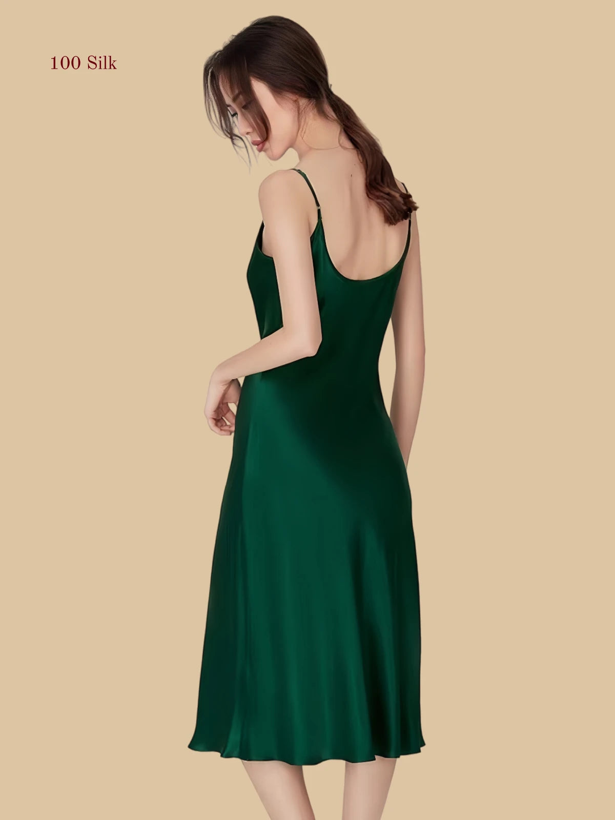 Silk Long Nightgown For Women