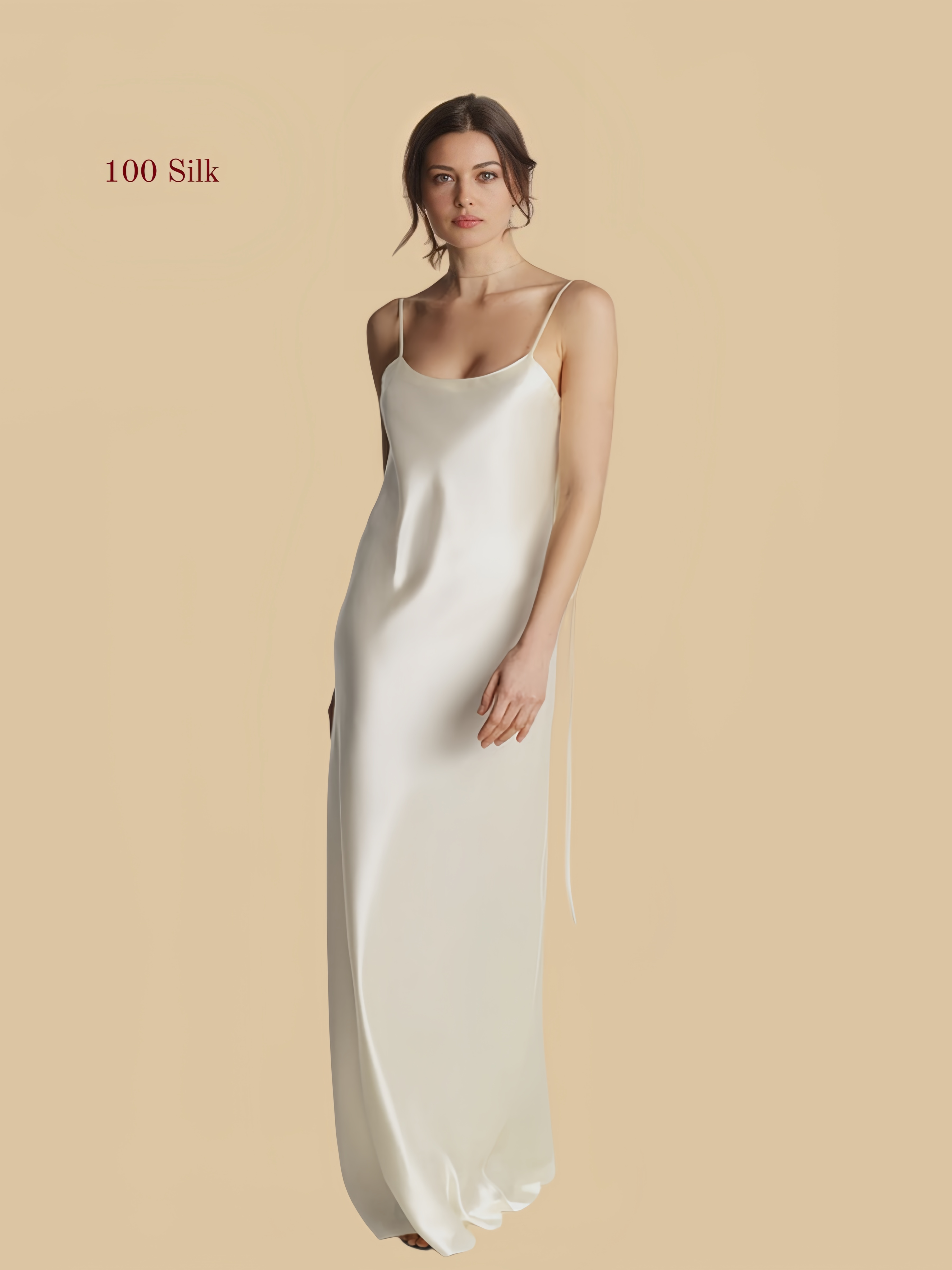 Long Silk Slip Dress