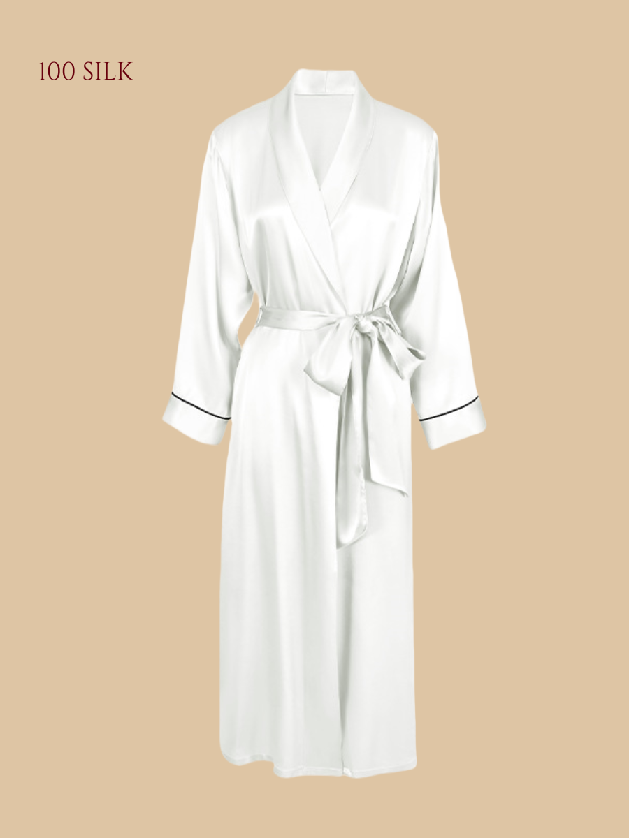Women's Long Silk Nightgown - Silkgala