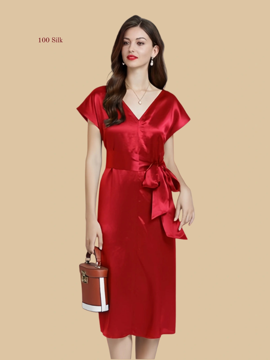 Pure Silk Fashionable Long Maxi Dresses