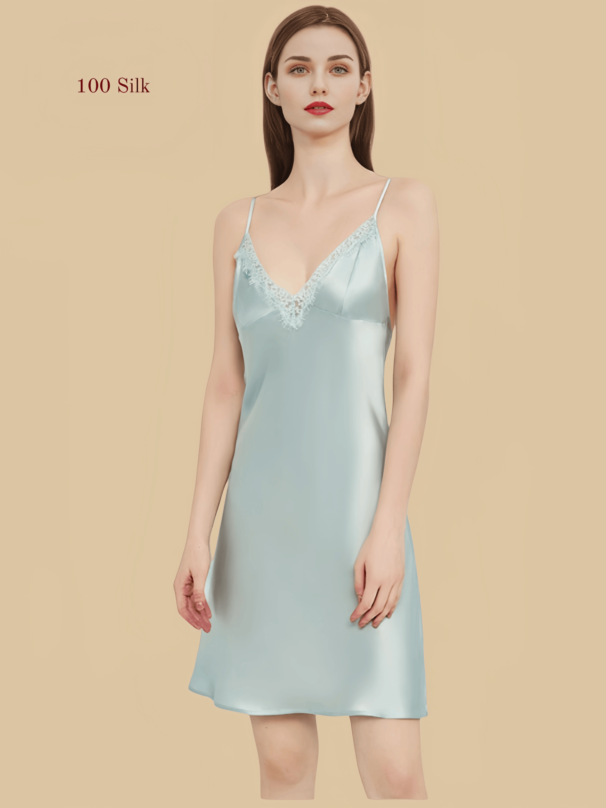 Pure Silk Robe And Nightgown Set