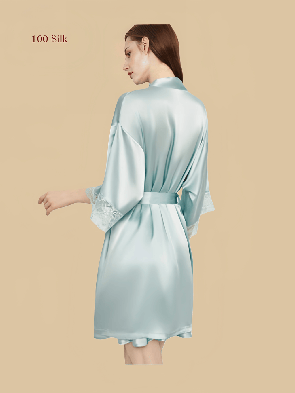 Pure Silk Robe And Nightgown Set