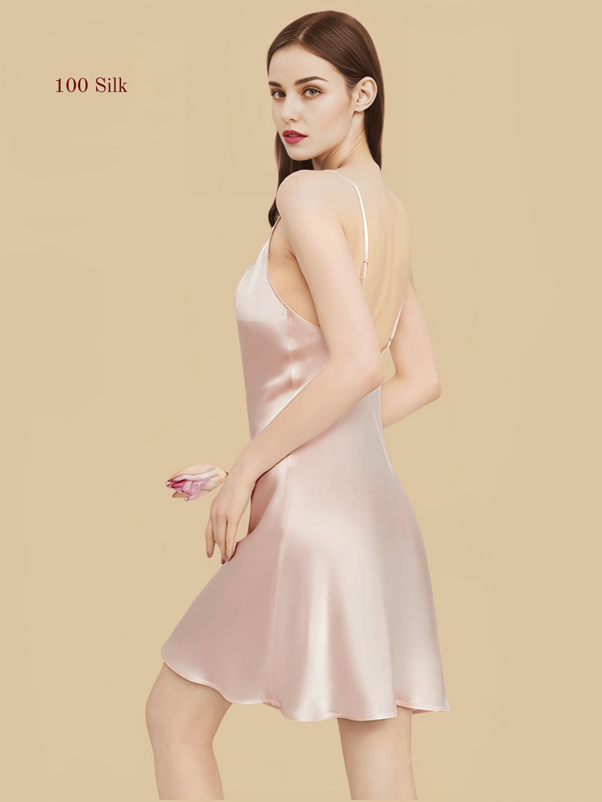 Pure Silk Robe And Nightgown Set