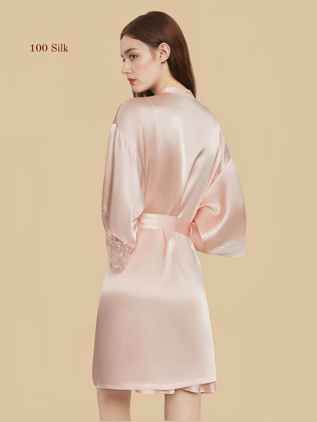 Pure Silk Robe And Nightgown Set