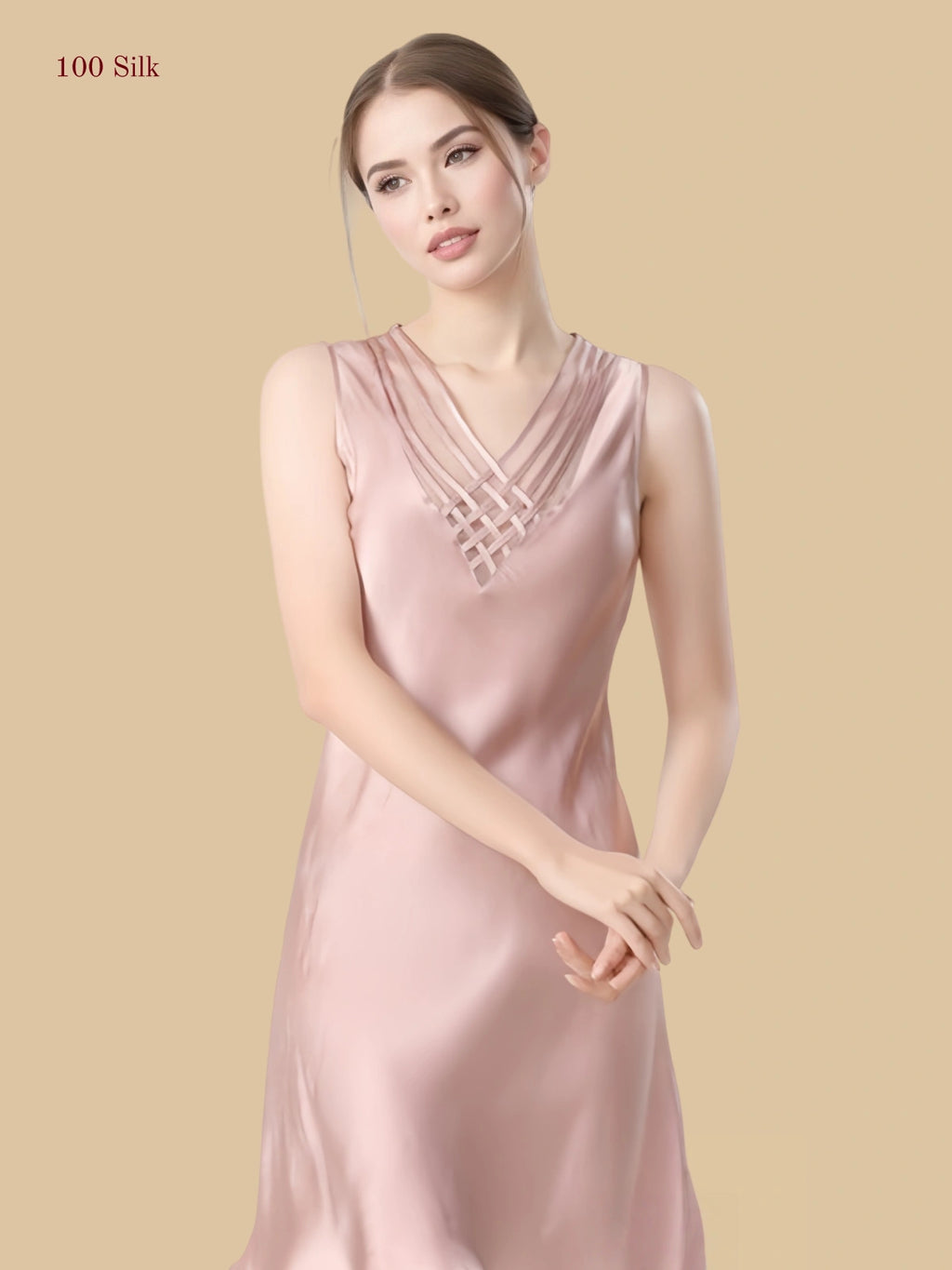 Pure Silk Women's Vest Dress