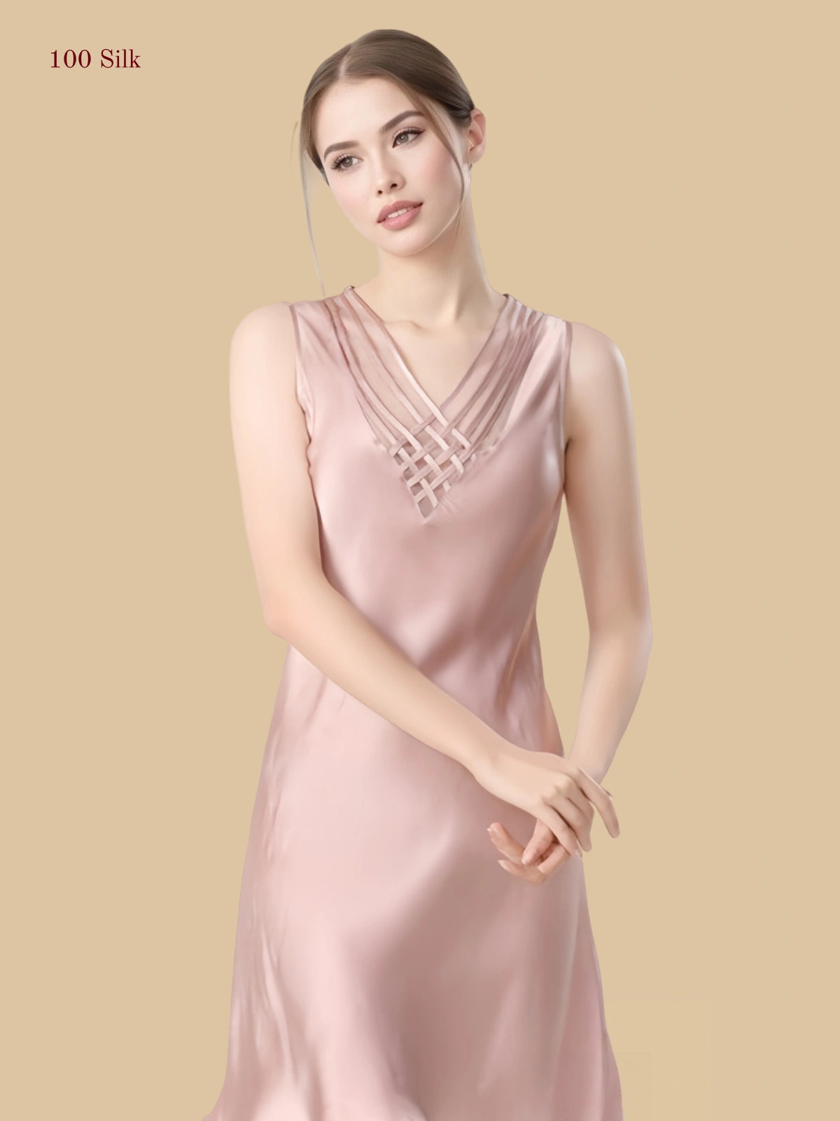 Pure Silk Women's Vest Dress