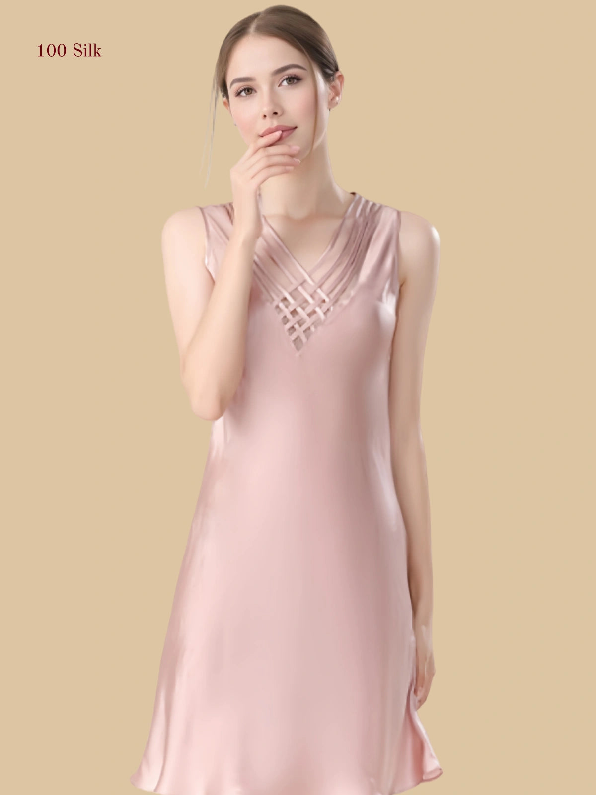 Pure Silk Women's Vest Dress