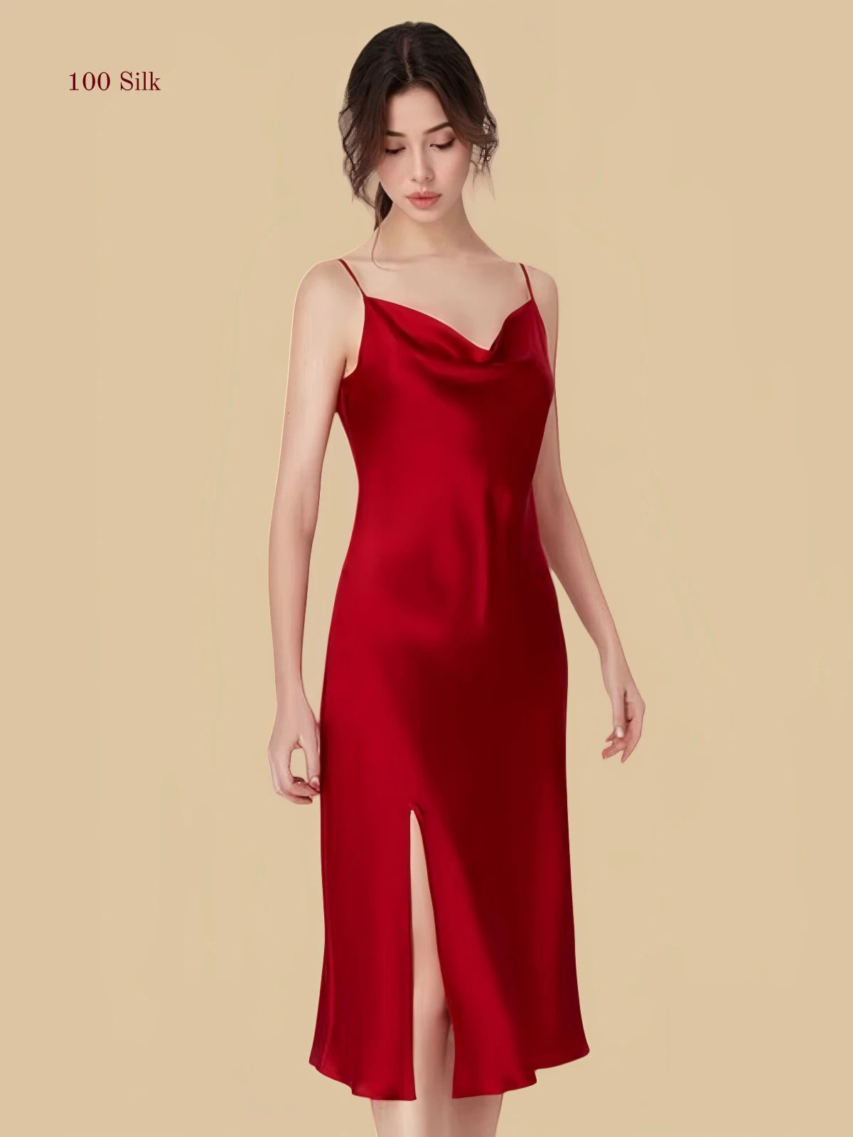 Silk Long Nightgown For Women