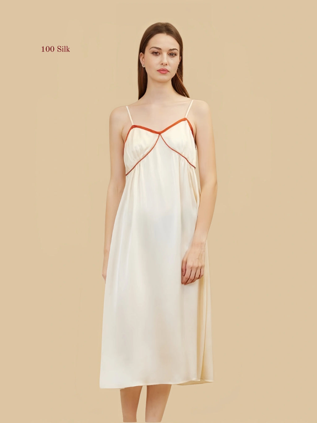 Silk Women's Color Blocked Dress