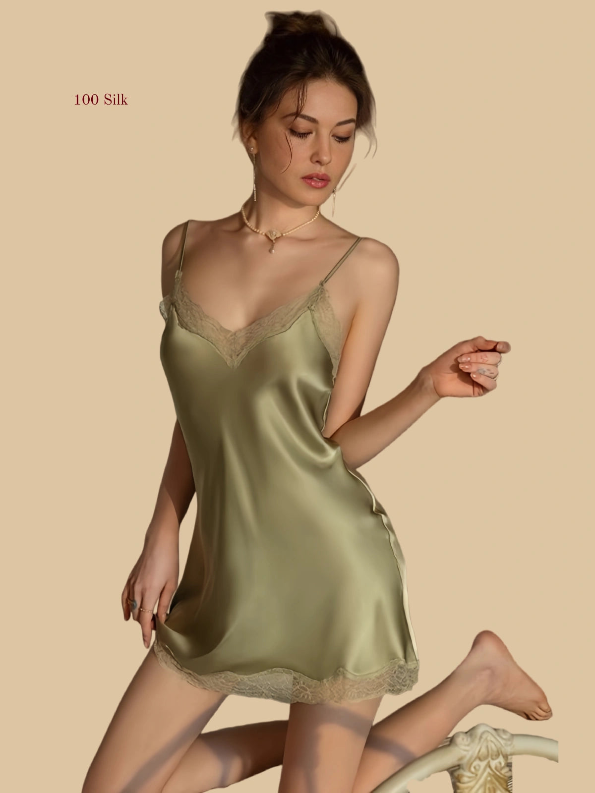 Soft Lightweight Silk Womens Bathrobes - 100% Mulberry Silk Silk Nightgown And Robe Set | Silkgala