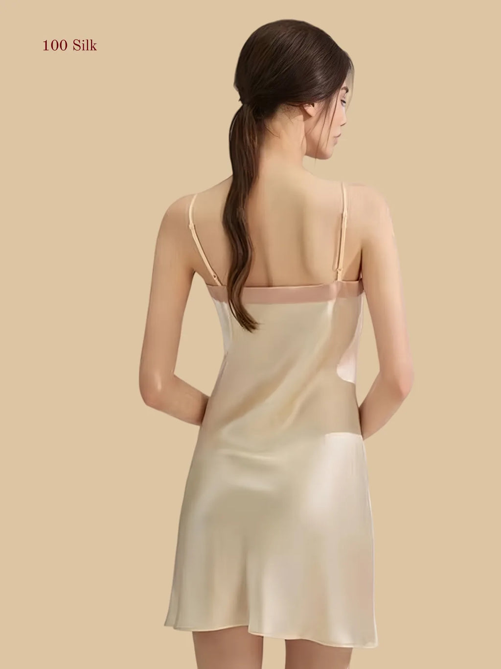 Women's Silk Slip Dress Mini