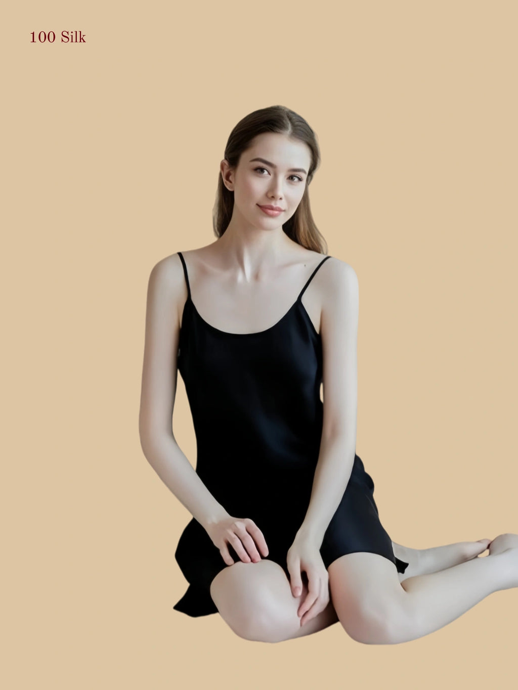 Women's Silk Short Slip Dress