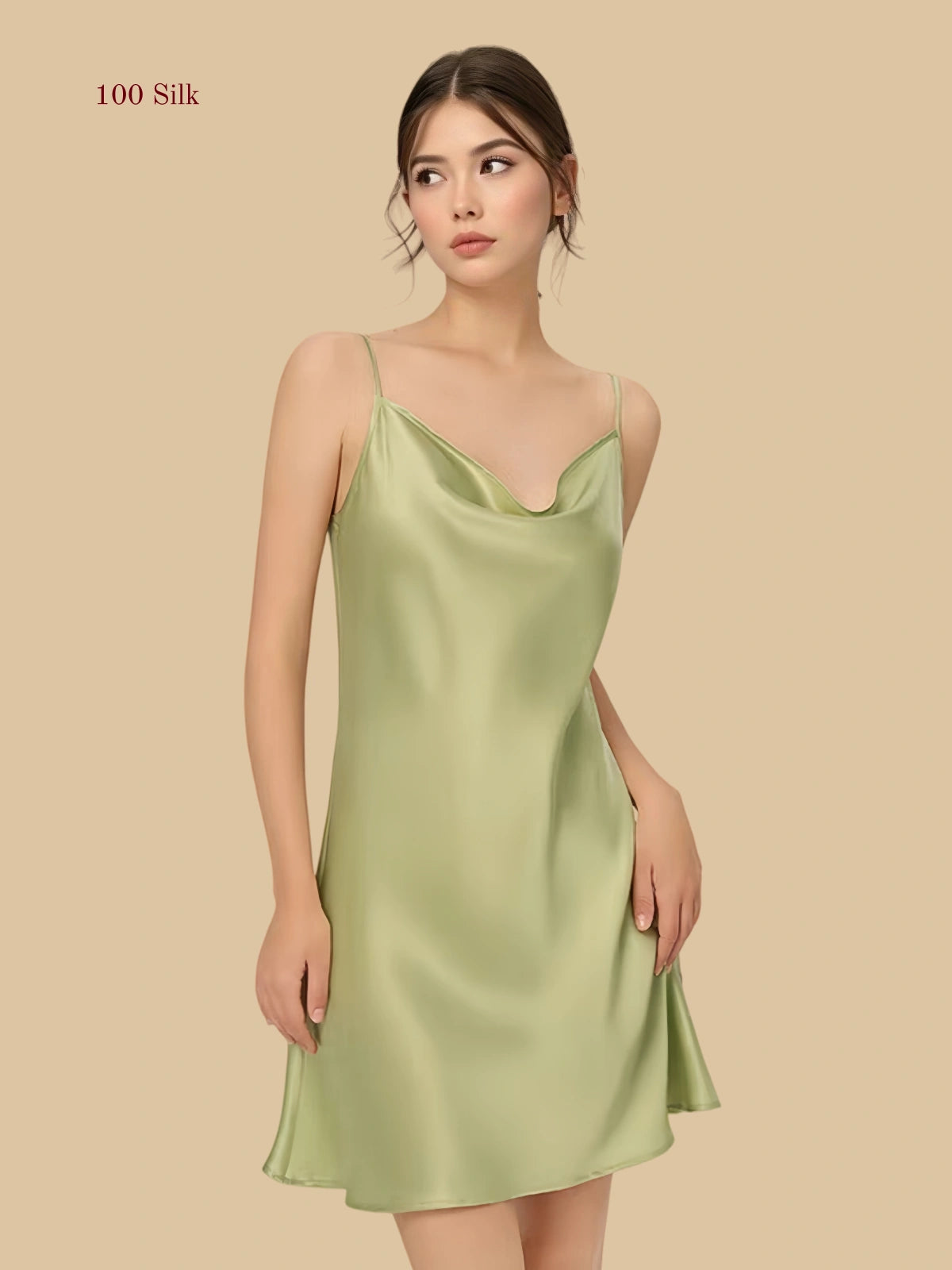 Women's Silk Slip Mini Dress