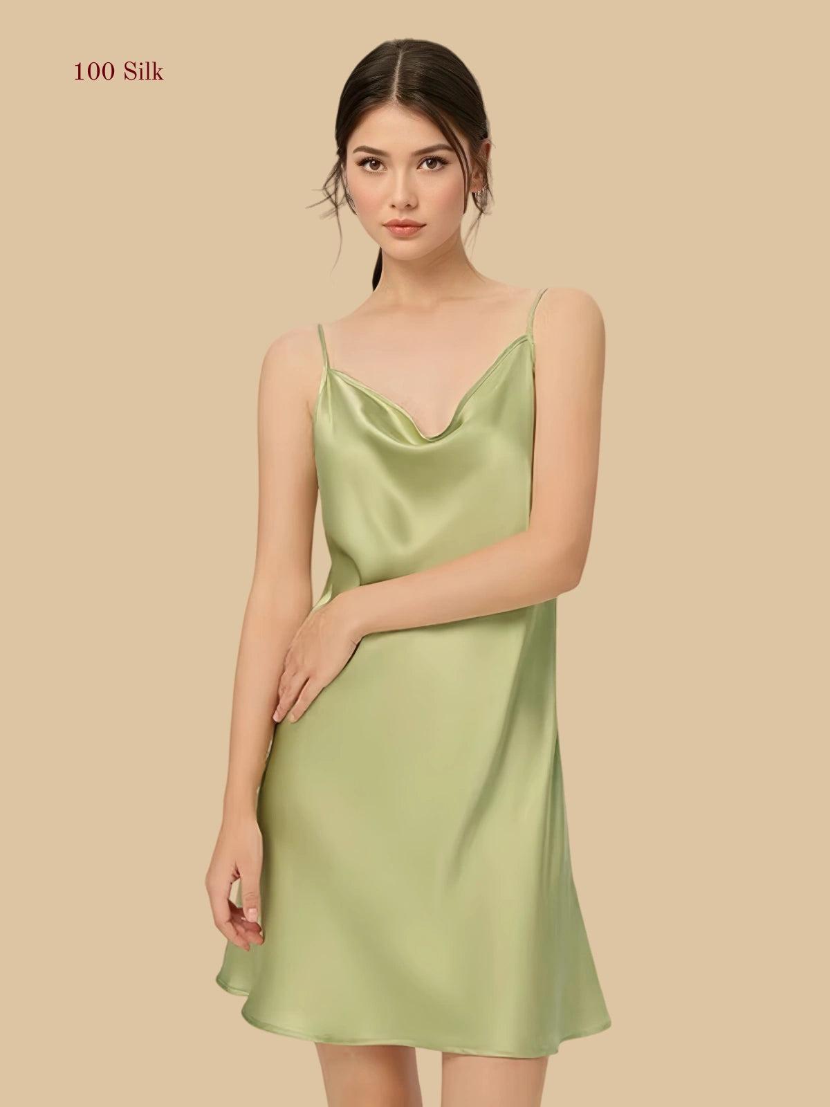 Women's Silk Slip Mini Dress